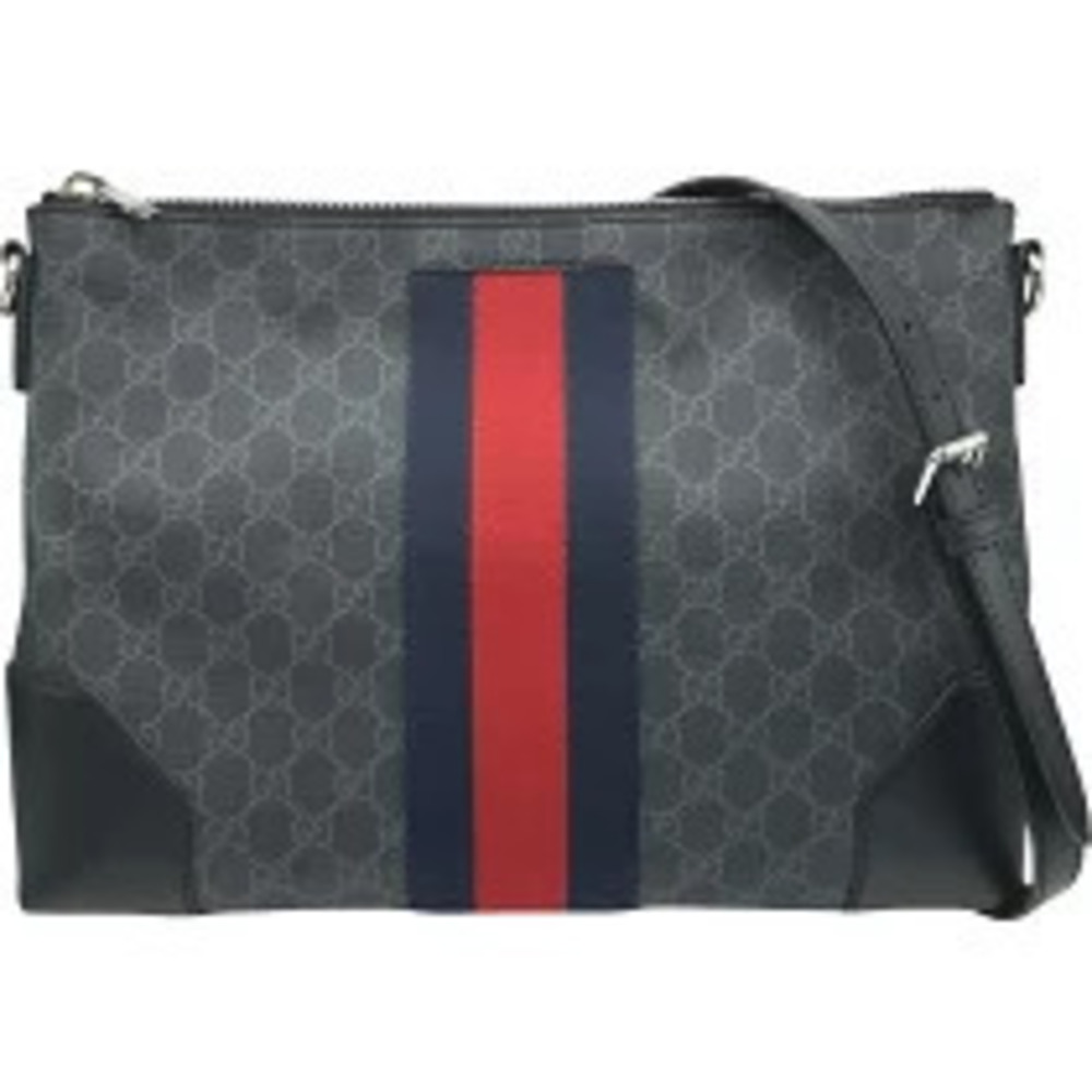 Gucci Shoulder Bag Black GG Supreme